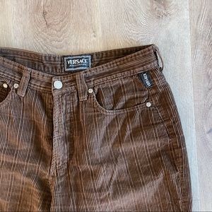 Vintage Versace Brown Pants